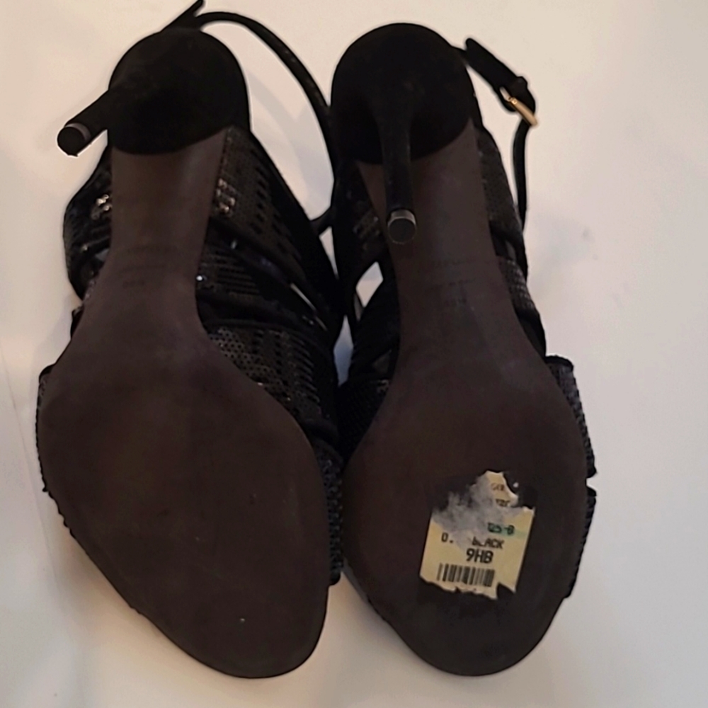 Tom Ford Women's Black Sequin Heels - Picture 8 of 10